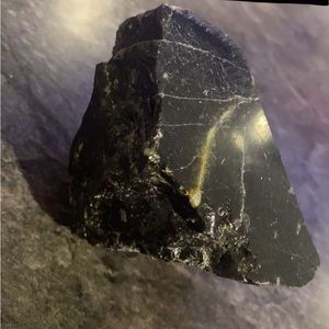 Polished Black obsidian stone/crystal piece